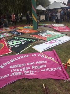 Not one but two UCU banners this year